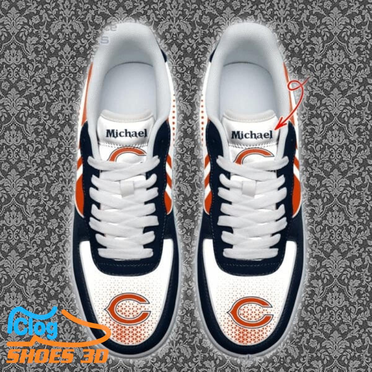 Chicago Bears Custom Name Air Force Shoes Best Gift Chicago Bears Custom Name Air Force Shoes Best Gift