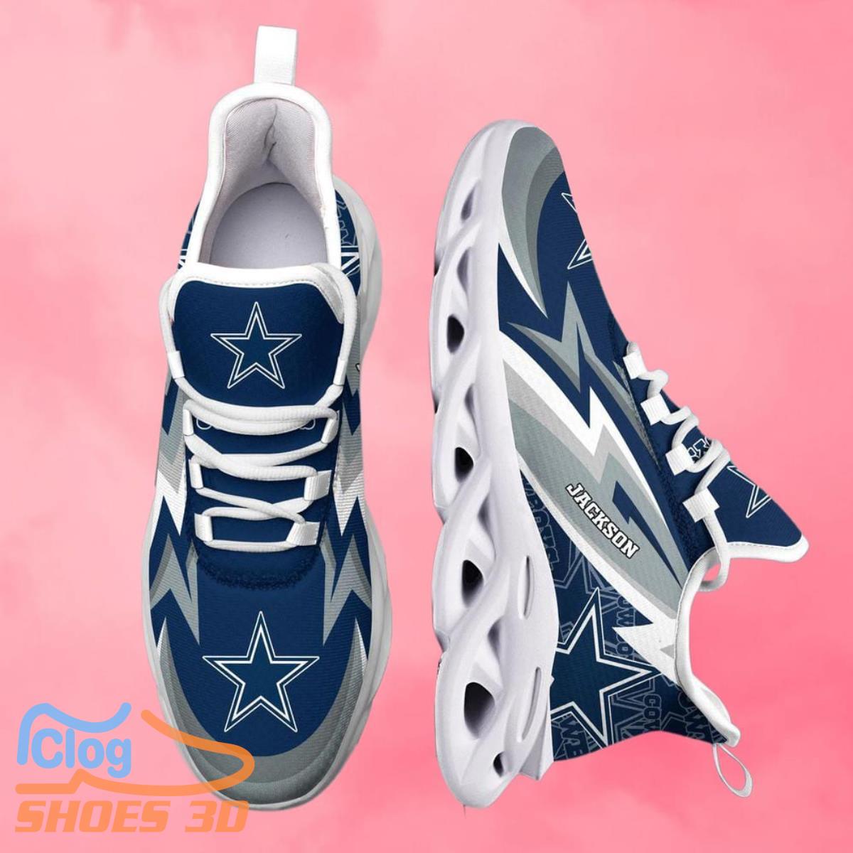 Dallas Cowboys NFL Max Soul Shoes Custom Name Style Gift For Men And Women Dallas Cowboys NFL Max Soul Shoes Custom Name Style Gift For Men And Women