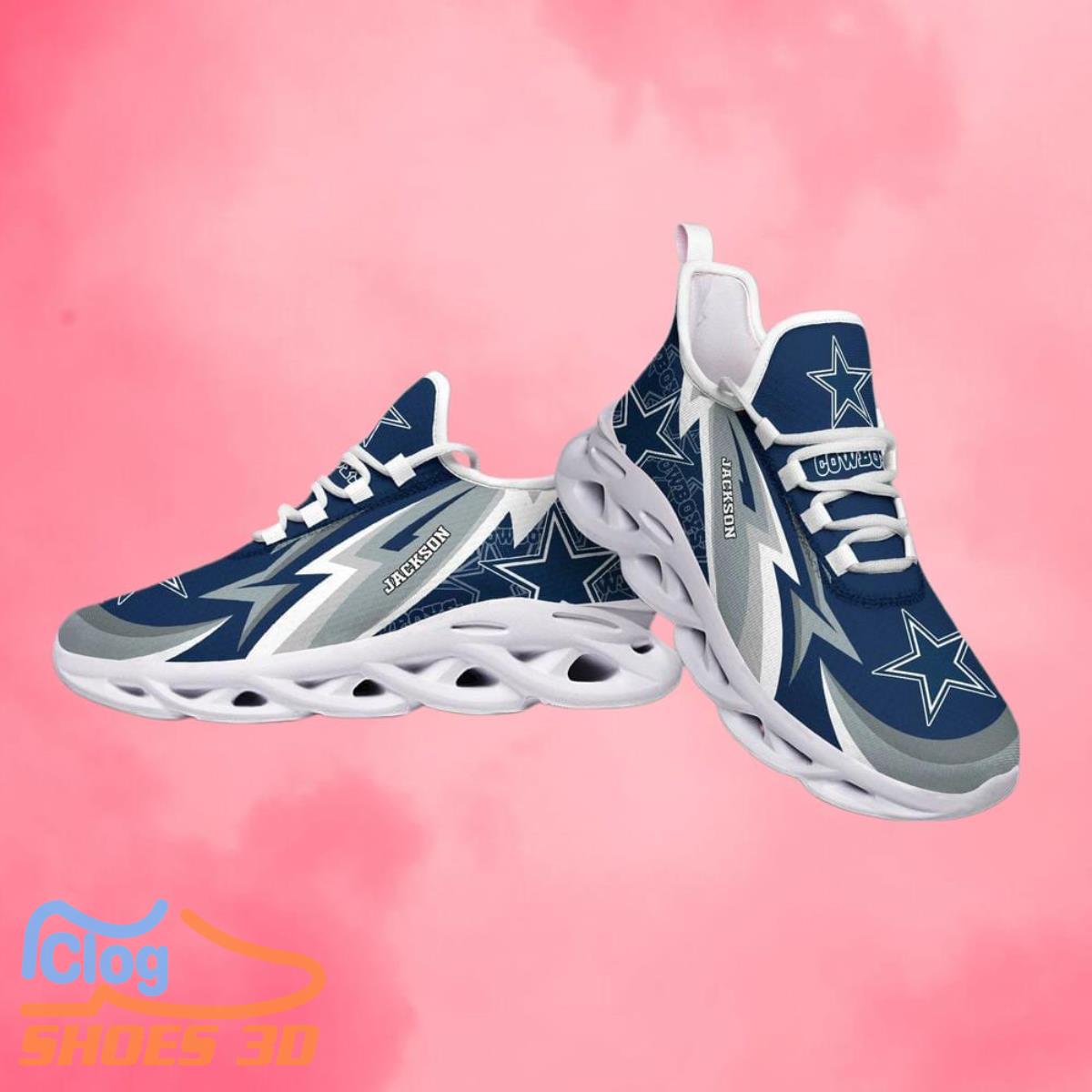 Dallas Cowboys NFL Max Soul Shoes Custom Name Style Gift For Men And Women 3 Dallas Cowboys NFL Max Soul Shoes Custom Name Style Gift For Men And Women Product Photo 1