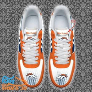 Denver Broncos Custom Name Air Force Shoes Best Gift 1 Denver Broncos Custom Name Air Force Shoes Best Gift Product Photo 2