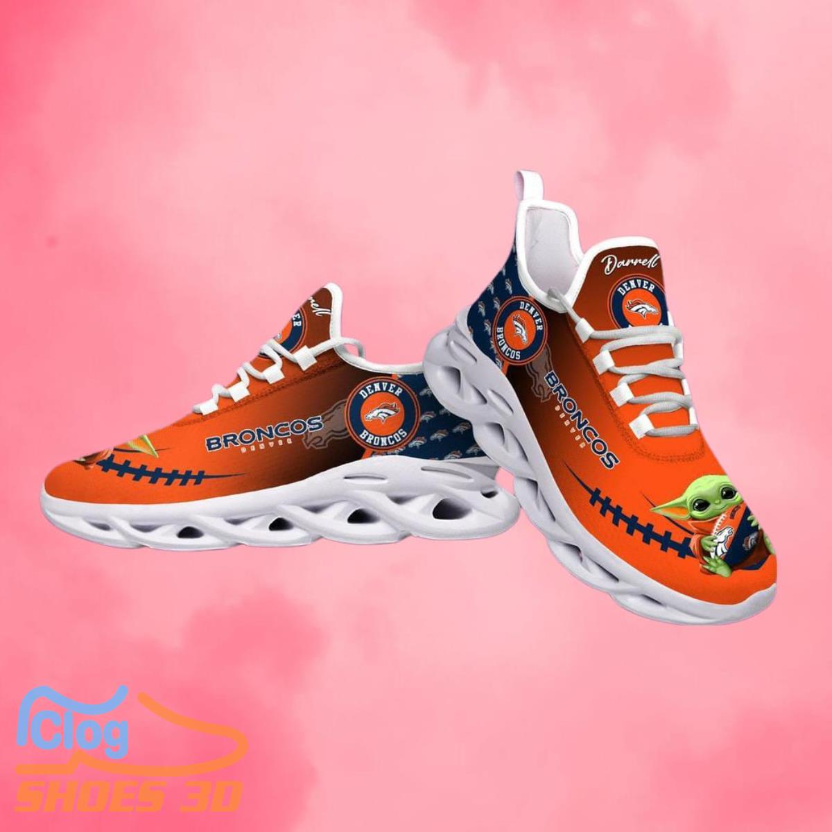 Denver Broncos NFL Max Soul Shoes Custom Name Best Gift For Men Women Denver Broncos NFL Max Soul Shoes Custom Name Best Gift For Men Women