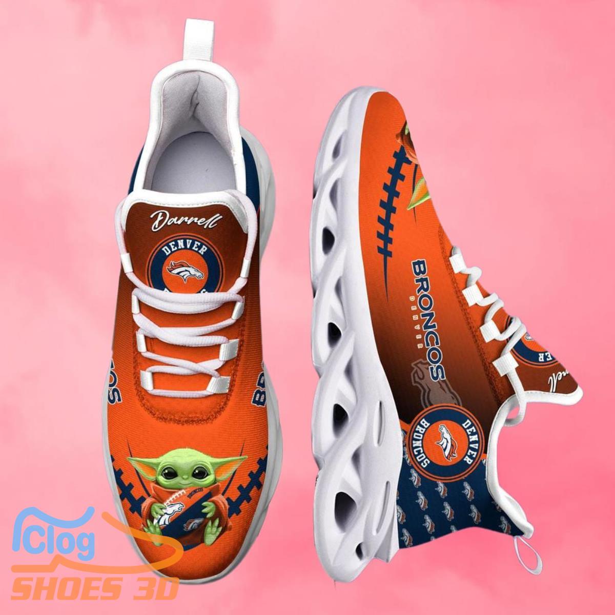 Denver Broncos NFL Max Soul Shoes Custom Name Best Gift For Men Women Denver Broncos NFL Max Soul Shoes Custom Name Best Gift For Men Women