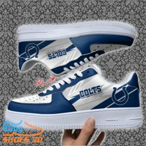 Indianapolis Colts Custom Name Air Force Shoes Best Gift Product Photo 1