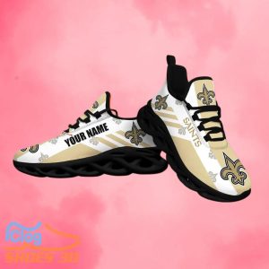 New Orleans Saints NFL Max Soul Shoes Custom Name Best Gift For Men And Women Product Photo 2