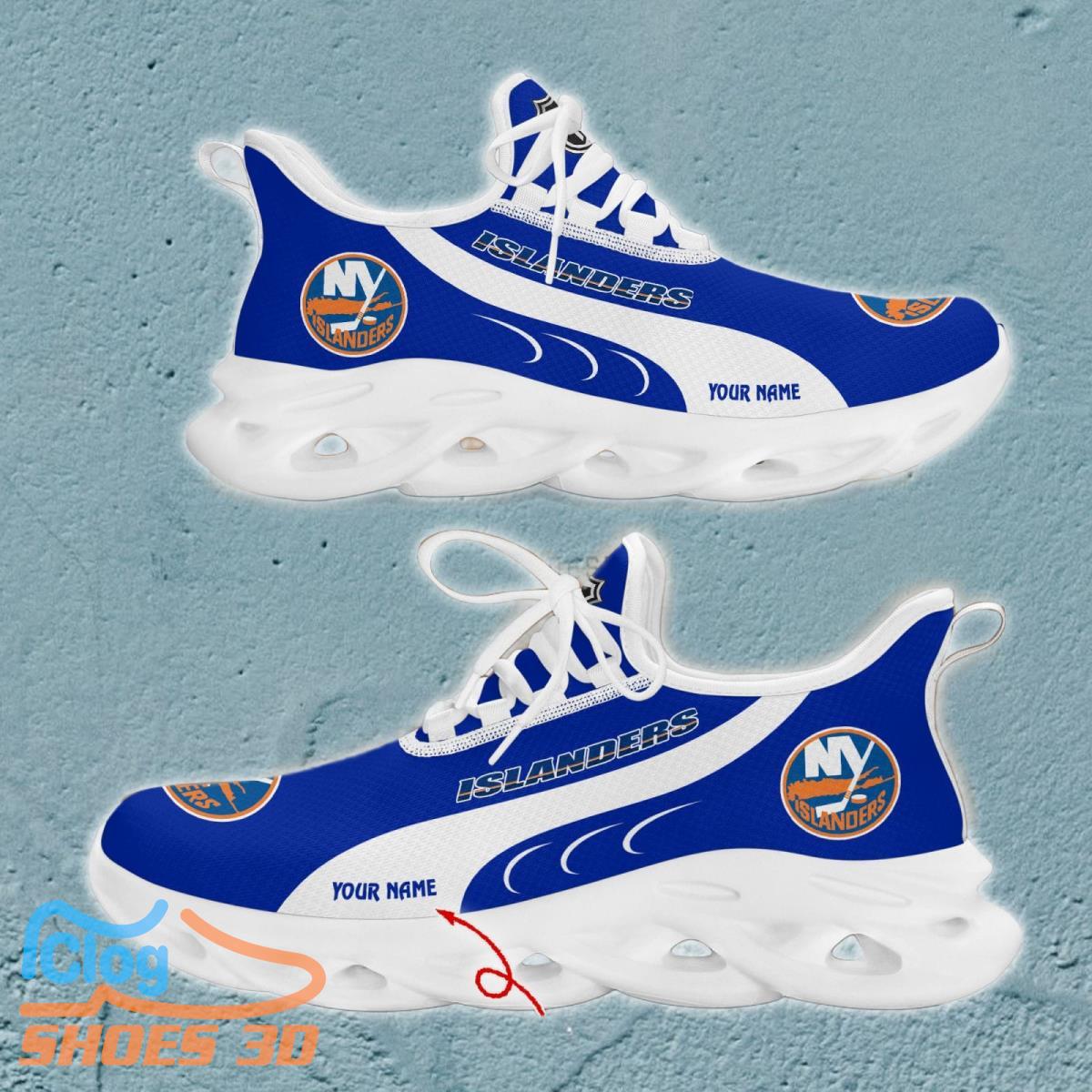 New York Islanders Custom Name Max Soul Shoes Best Gift For Men And Wome New York Islanders Custom Name Max Soul Shoes Best Gift For Men And Wome