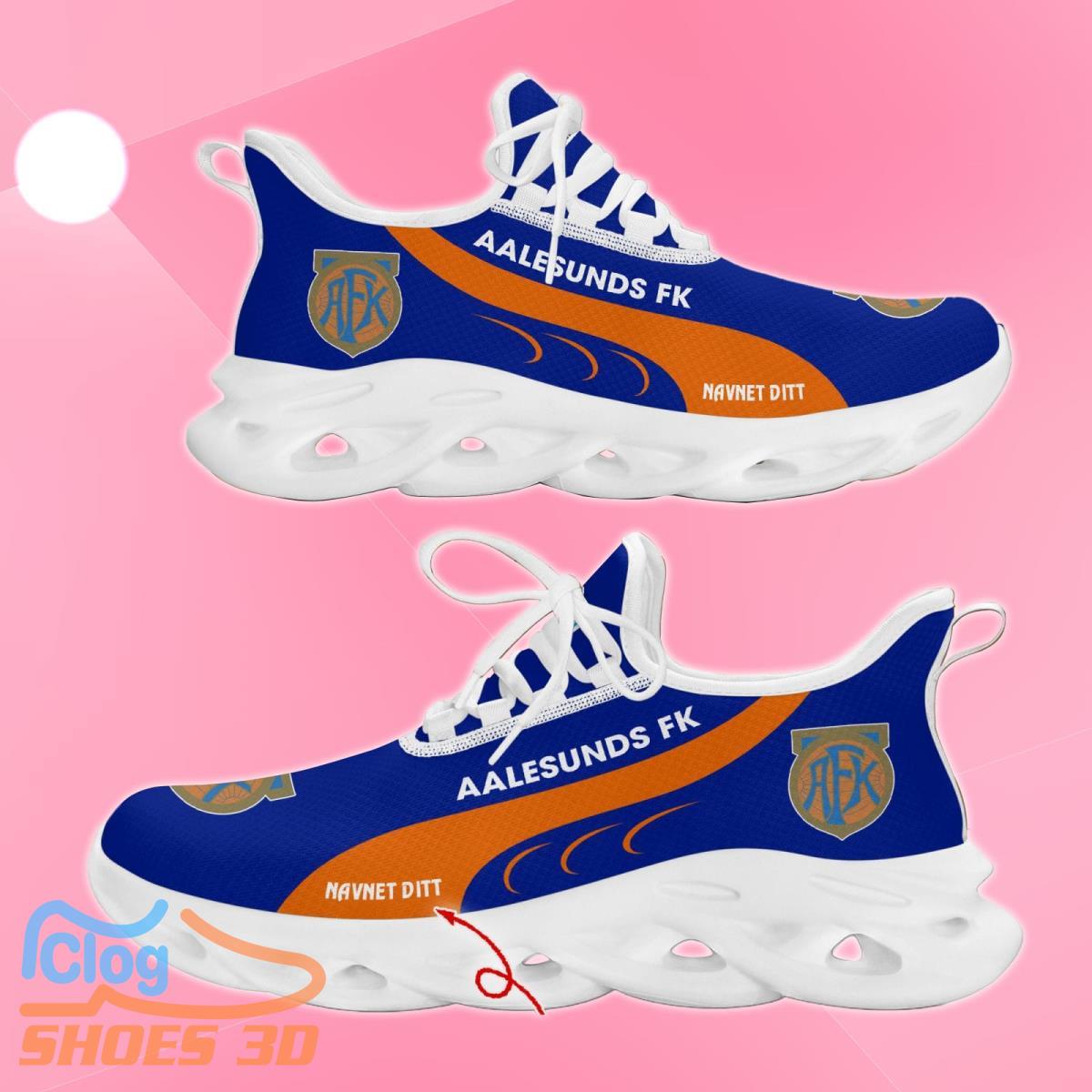 Aalesunds Fotballklubb Custom Name Max Soul Shoes Special Gift For Men And Women Aalesunds Fotballklubb Custom Name Max Soul Shoes Special Gift For Men And Women