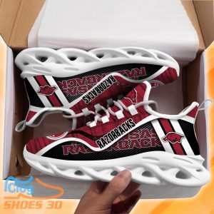 Arkansas Razorbacks Personalized Max Soul Shoes Best Gift Product Photo 1