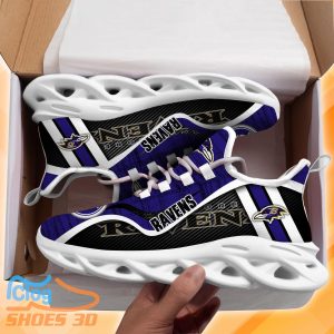 Baltimore Ravens NFL Personalized Max Soul Shoes Best Gift Product Photo 1