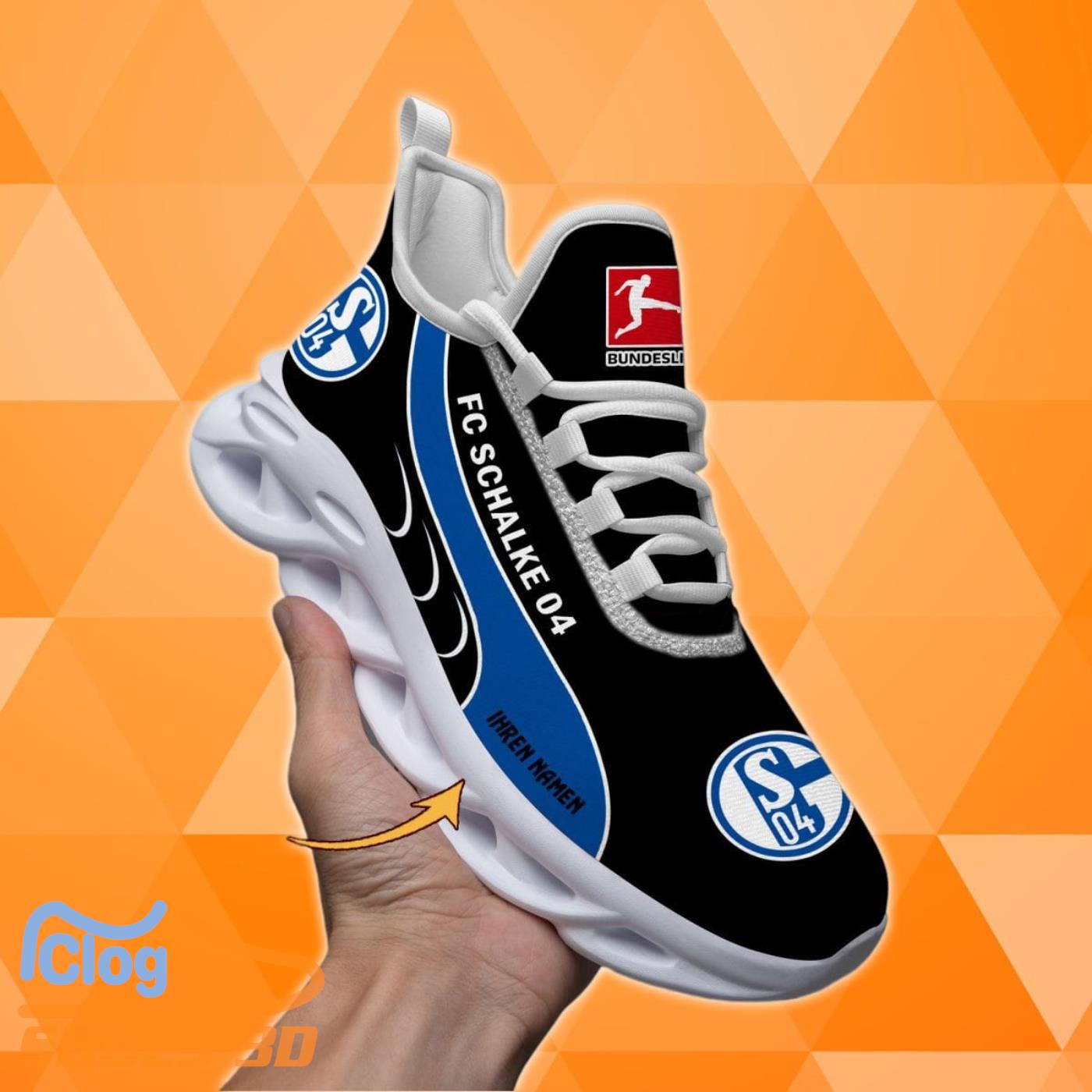 Schalke Custom Name Max Soul Shoes Best Gift For Men And Women Schalke Custom Name Max Soul Shoes Best Gift For Men And Women