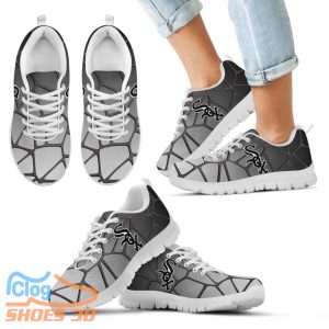 Chicago White Sox Gradient Sneakers Stylish Footwear for Die-Hard Fans Product Photo 2