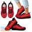 Christmas Snowing Incredible Pattern Calgary Flames Sneakers Product Photo 2