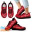 New Jersey Devils Sneakers Christmas Snowing Incredible Pattern For Fans Product Photo 2