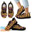 Tiger Skin Stripes Pattern Print Baltimore Ravens Sneakers Shoes For Fans Sports Product Photo 2