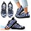 Tiger Skin Stripes Pattern Print Toronto Maple Leafs Sneakers Shoes For Fans Sports Product Photo 2