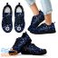 Winnipeg Jets Sneakers Christmas Snowing Incredible Pattern For Fans Product Photo 2