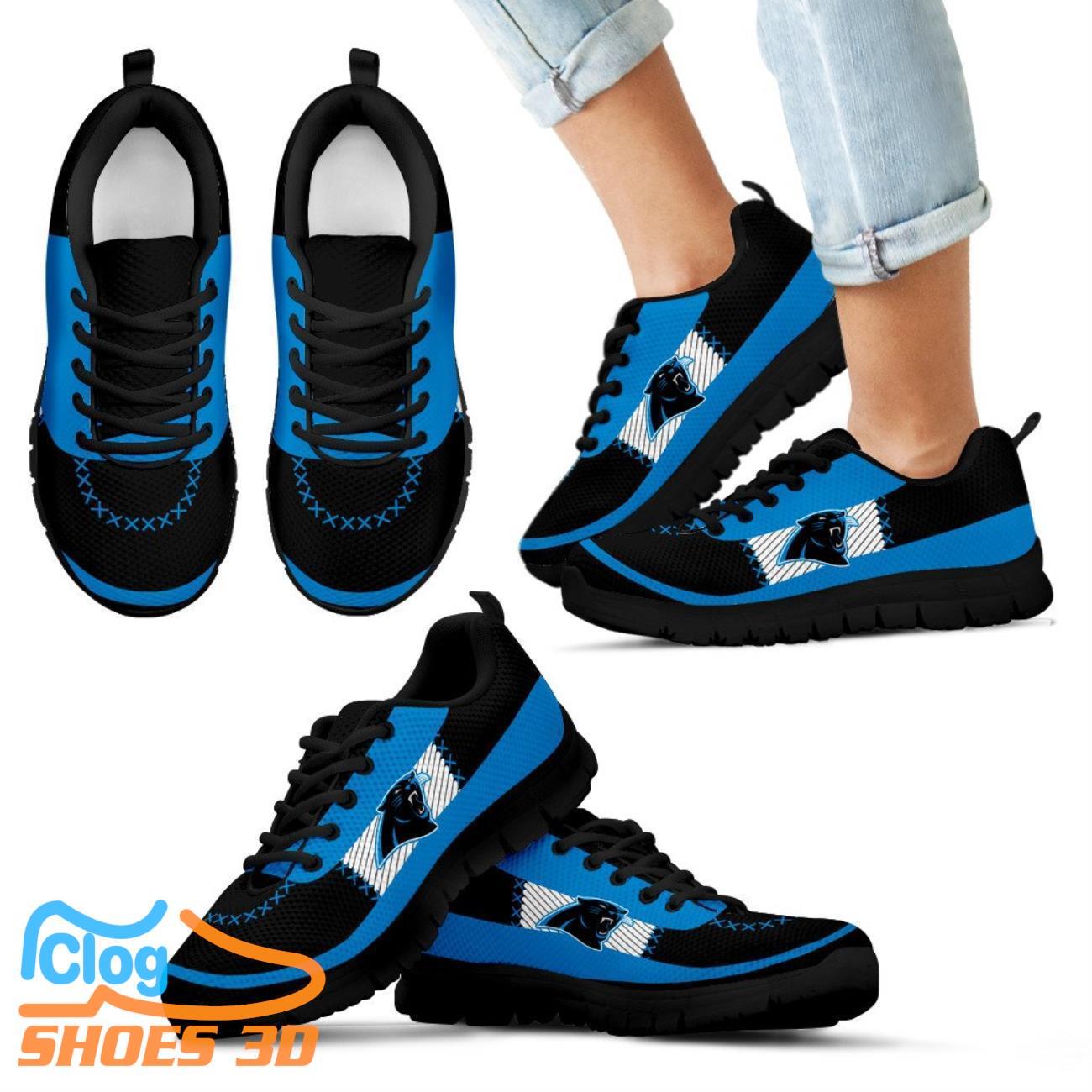 Carolina Panthers Sneakers Cross Thread Seamless Beautiful Logo ...