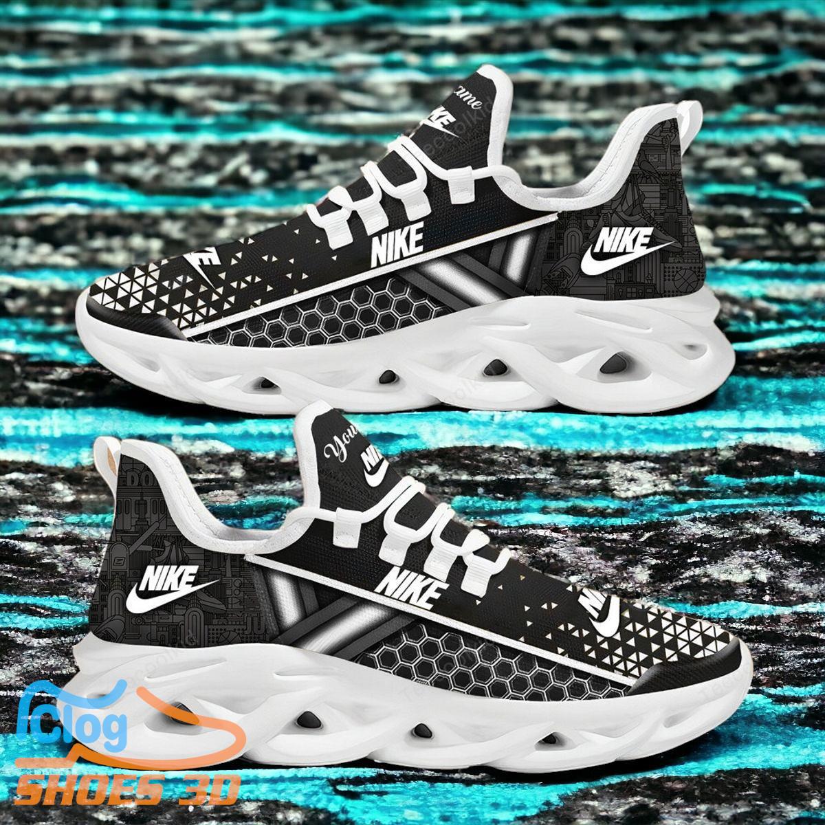 Custom Name Nike Octagon Black Max Soul Shoes Special Gift For Men And Women 2 Custom Name Nike Octagon Black Max Soul Shoes Special Gift For Men And Women Product Photo 1