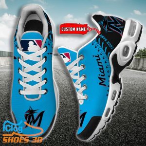 Miami Marlins MLB Custom Name TN Sport Shoes Exclusive Design For Fan Club Product Photo 3