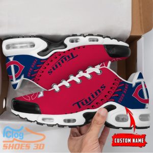 Minnesota Twins MLB Custom Name TN Sport Shoes Exclusive Design For Fan Club Product Photo 2