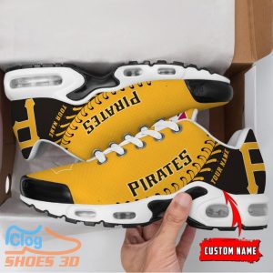 Pittsburgh Pirates MLB Custom Name TN Sport Shoes Exclusive Design For Fan Club Product Photo 2