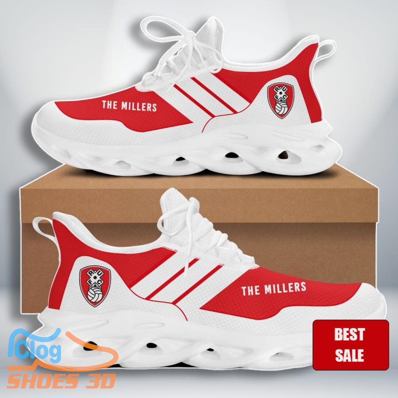 Rotherham United FC Max Soul Shoes Premium Edition Exclusive Gift For Men Women Rotherham United FC Max Soul Shoes Premium Edition Exclusive Gift For Men Women