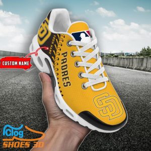 San Diego Padres MLB Custom Name TN Sport Shoes Exclusive Design For Fan Club Product Photo 1
