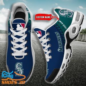 Seattle Mariners MLB Custom Name TN Sport Shoes Exclusive Design For Fan Club Product Photo 3
