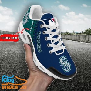Seattle Mariners MLB Custom Name TN Sport Shoes Exclusive Design For Fan Club Product Photo 1
