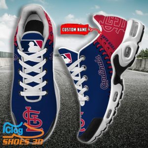 St. Louis Cardinals MLB Custom Name TN Sport Shoes Exclusive Design For Fan Club 2 St. Louis Cardinals MLB Custom Name TN Sport Shoes Exclusive Design For Fan Club Product Photo 3