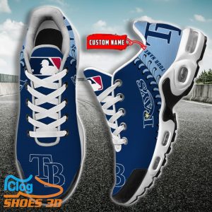 Tampa Bay Rays MLB Custom Name TN Sport Shoes Exclusive Design For Fan Club 2 Tampa Bay Rays MLB Custom Name TN Sport Shoes Exclusive Design For Fan Club Product Photo 3