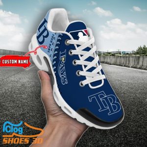 Tampa Bay Rays MLB Custom Name TN Sport Shoes Exclusive Design For Fan Club Product Photo 1