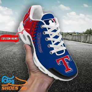Texas Rangers MLB Custom Name TN Sport Shoes Exclusive Design For Fan Club Product Photo 1