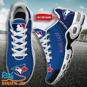 Toronto Blue Jays MLB Custom Name TN Sport Shoes Exclusive Design For Fan Club 1 Toronto Blue Jays MLB Custom Name TN Sport Shoes Exclusive Design For Fan Club Product Photo 2