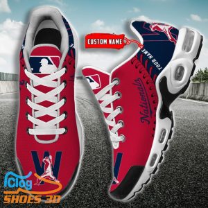 Washington Nationals MLB Custom Name TN Sport Shoes Exclusive Design For Fan Club Product Photo 3