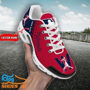 Washington Nationals MLB Custom Name TN Sport Shoes Exclusive Design For Fan Club Product Photo 1