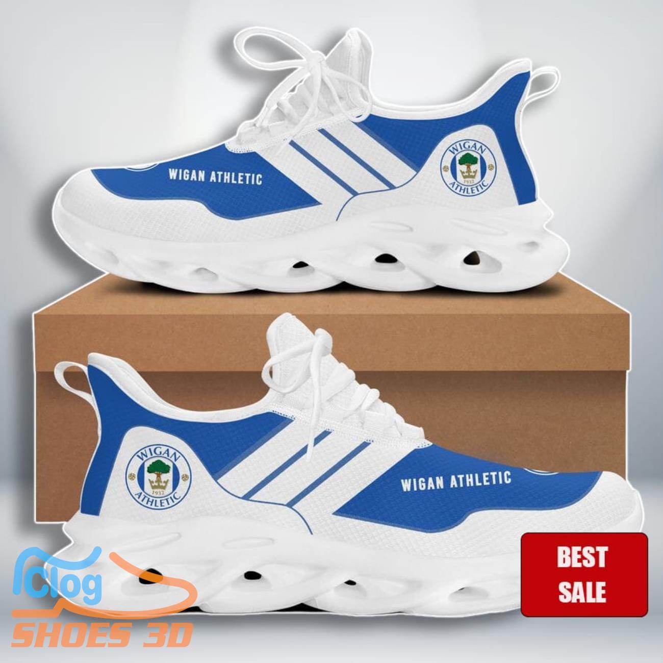 Wigan Athletic FC Max Soul Shoes Premium Edition Exclusive Gift For Men Women Wigan Athletic FC Max Soul Shoes Premium Edition Exclusive Gift For Men Women