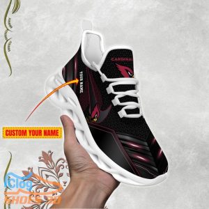 Arizona Cardinals Personalized NFL Neon LightMax Soul Shoes Best Gift Product Photo 1