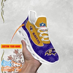 Baltimore Ravens Personalized Weed Limited EditionMax Soul Shoes Best Gift 1 Baltimore Ravens Personalized Weed Limited EditionMax Soul Shoes Best Gift Product Photo 2