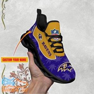 Baltimore Ravens Personalized Weed Limited EditionMax Soul Shoes Best Gift Product Photo 1