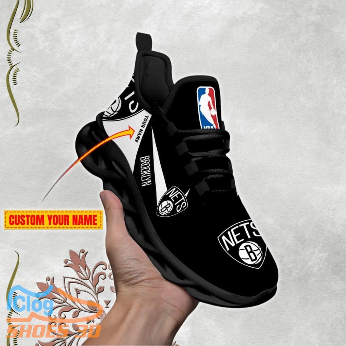 Brooklyn Nets Personalized NBAMax Soul Shoes Best Gift 3 Brooklyn Nets Personalized NBAMax Soul Shoes Best Gift Product Photo 1