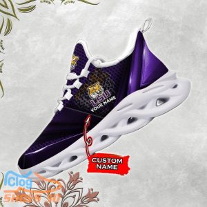 NCAA LSU Tigers Max Soul Sneaker Custom Name Product Photo 1