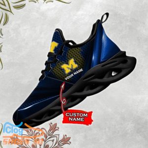 NCAA Michigan Wolverines Max Soul Sneaker Custom Name 1 NCAA Michigan Wolverines Max Soul Sneaker Custom Name Product Photo 2