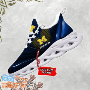 NCAA Michigan Wolverines Max Soul Sneaker Custom Name Product Photo 1