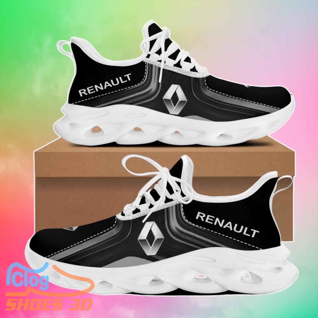 Renault Custom Name Max Soul Shoes Gift Sneakers For Fans Renault Custom Name Max Soul Shoes Gift Sneakers For Fans