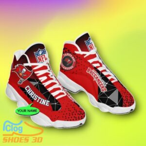 Tampa Bay Buccaneers Custom Name Air Jordan 13 Shoes Style Gift Product Photo 2