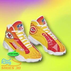 Kansas City Chiefs Custom Name Air Jordan 13 Shoes Style Gift Product Photo 2