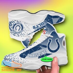 Indianapolis Colts Custom Name Air Jordan 13 Shoes Style Gift Product Photo 1