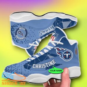 Tennessee Titans Custom Name Air Jordan 13 Shoes Style Gift Product Photo 1