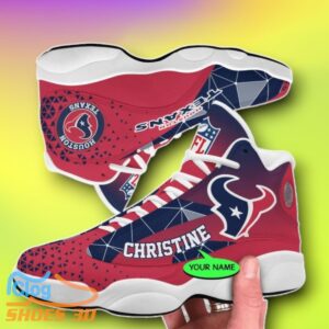 Houston Texans Custom Name Air Jordan 13 Shoes Style Gift Product Photo 1